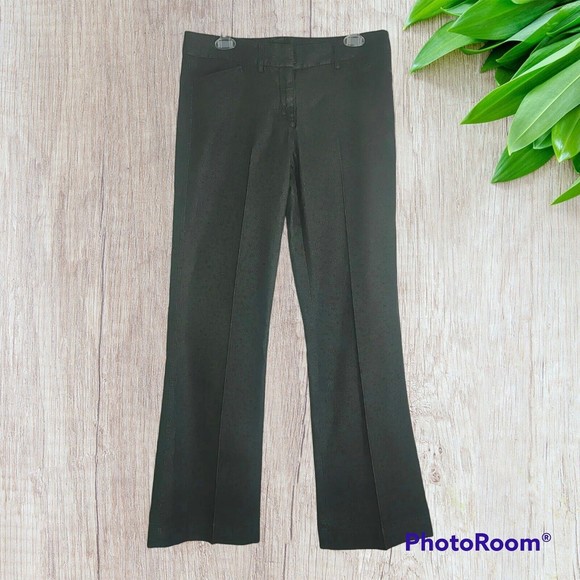 Steve &amp; Barry's Pants - Y2K Steve & Barry's Black Straight Leg Pants Women's Size 10 Metallic Vintage